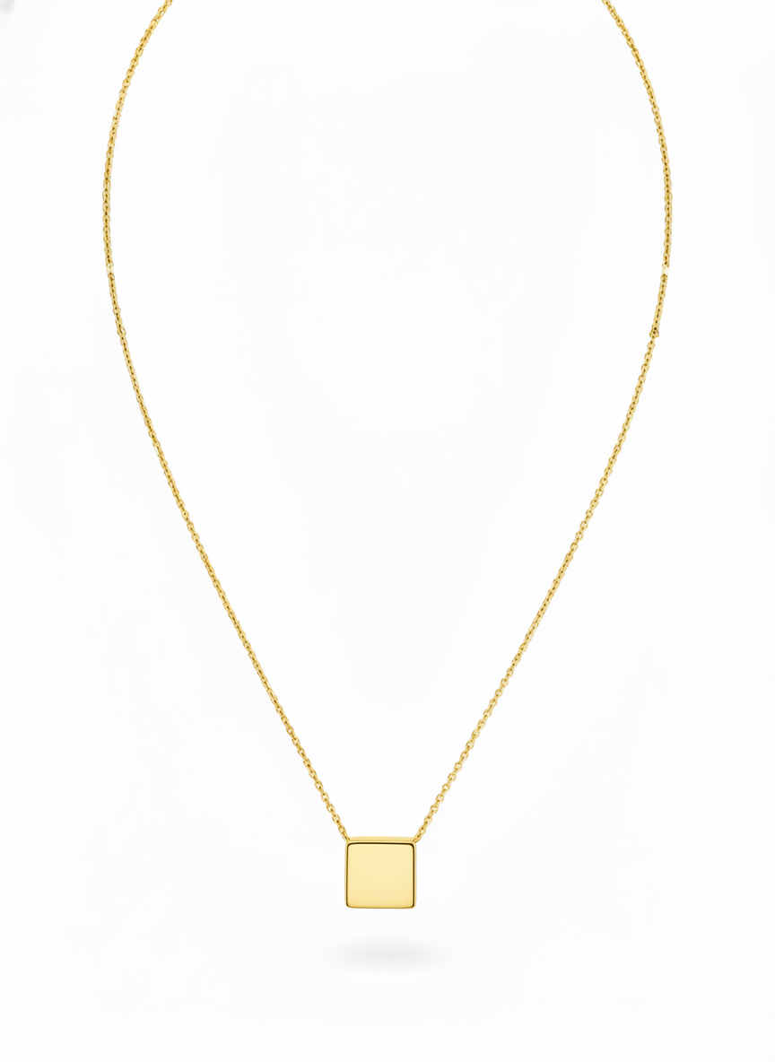 Golden Shield Necklace