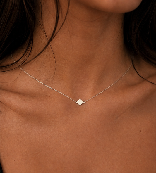 Flat Rhombus Necklace